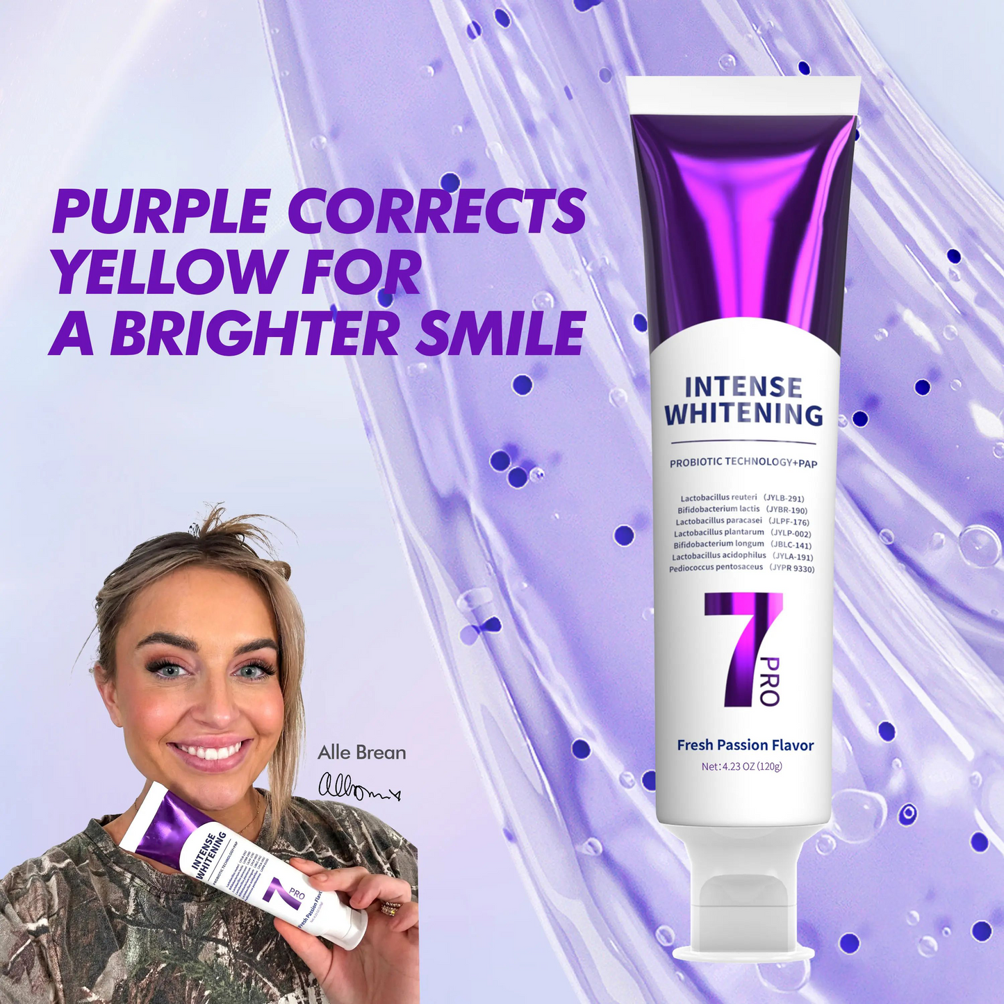 ⏰️Flash-Sale⚡New 7-Pro Intensive Toothpaste | Upgraded Purple Formula with 7 Probiotics | Deep Enamel Repair & Long-Lasting Freshness⚡-YTY5