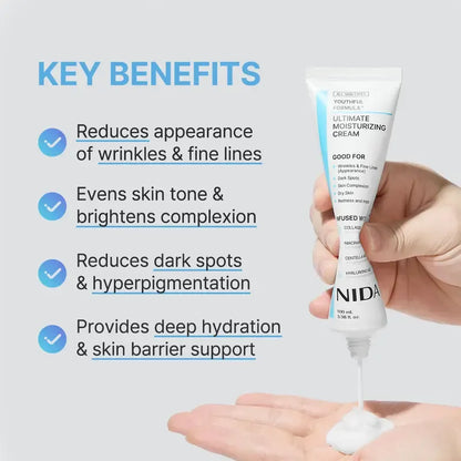 🏆Flash Sale⚡ 50K+ SOLD! 🏆 NIDA Ultimate Moisturizing Cream – Hydrating & Firming, Gentle Daily Face Cream-#YUN7
