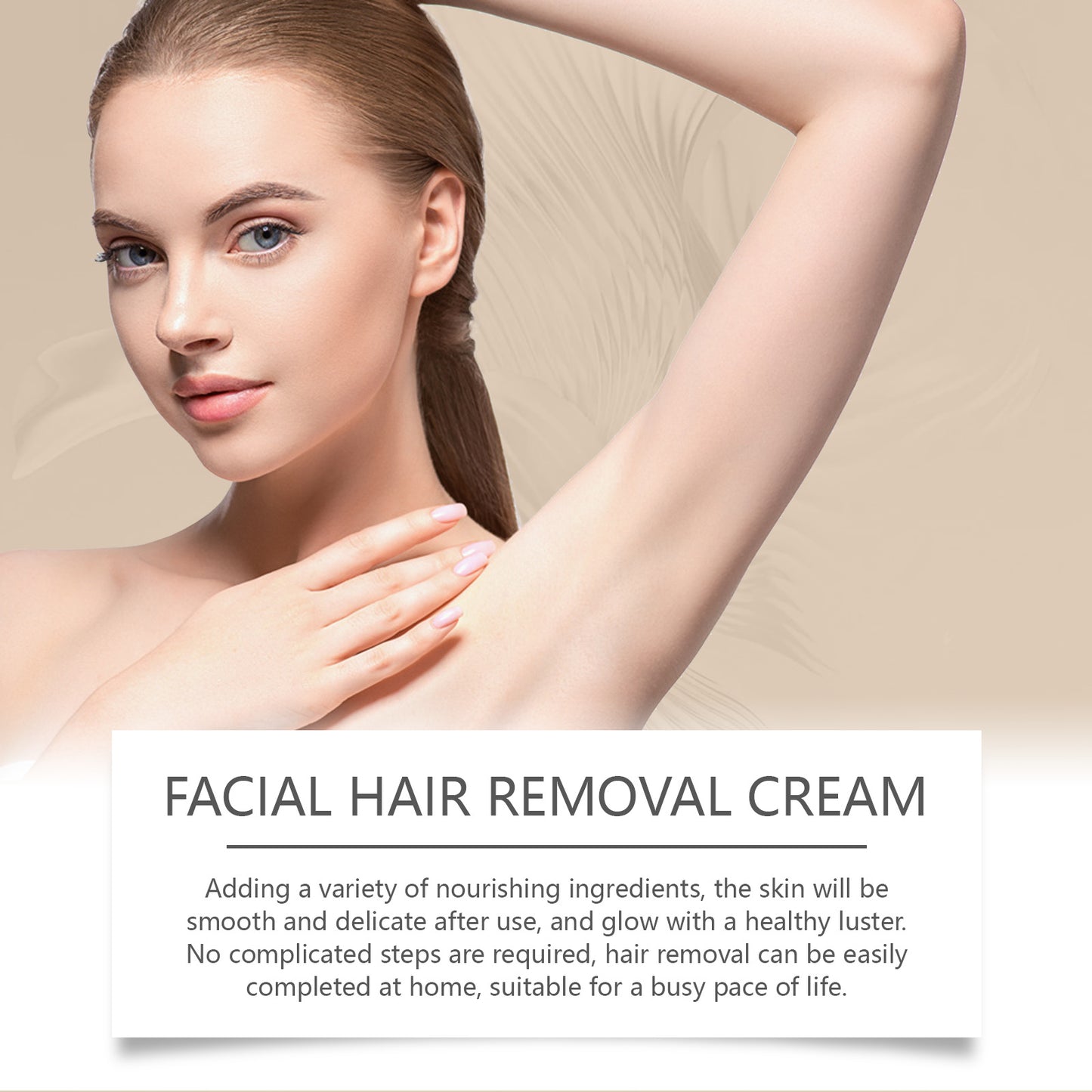 🏆Flash Sale⚡ 50K+ SOLD! 🏆Coconut Oil Facial Hair Removal Cream - Gentle Lip Hair Removal-#YUN7