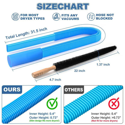 ⏰180K+ SOLD! 💥Hose Attachment with Stretch Universal Connector Quick Lint Remover for Deep Cleaning Machine-#YEP8