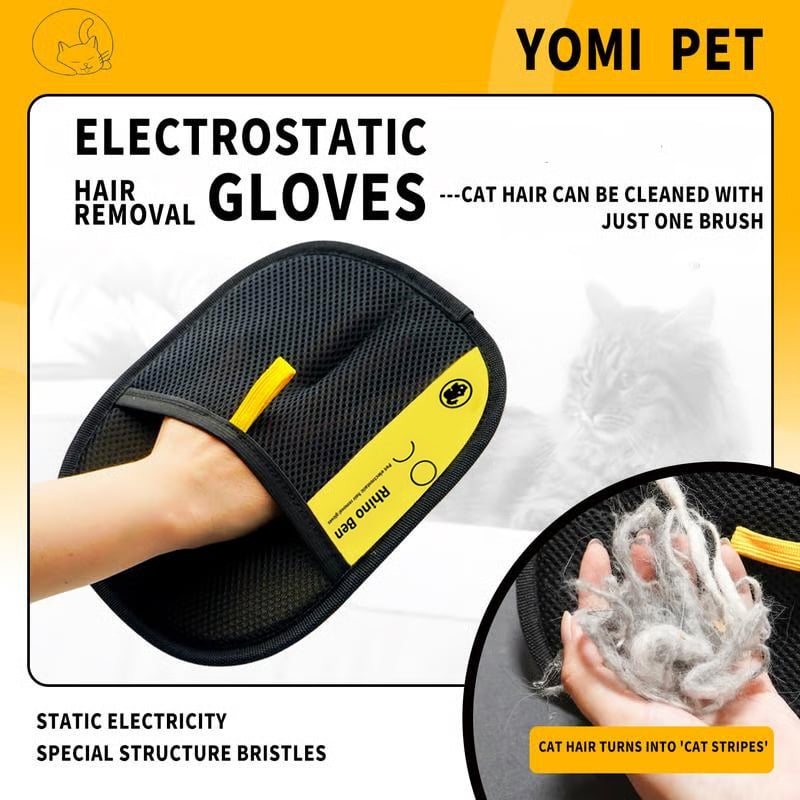 ✨Last Day 50% OFF - Pet hair remover Electrostatic gloves-886