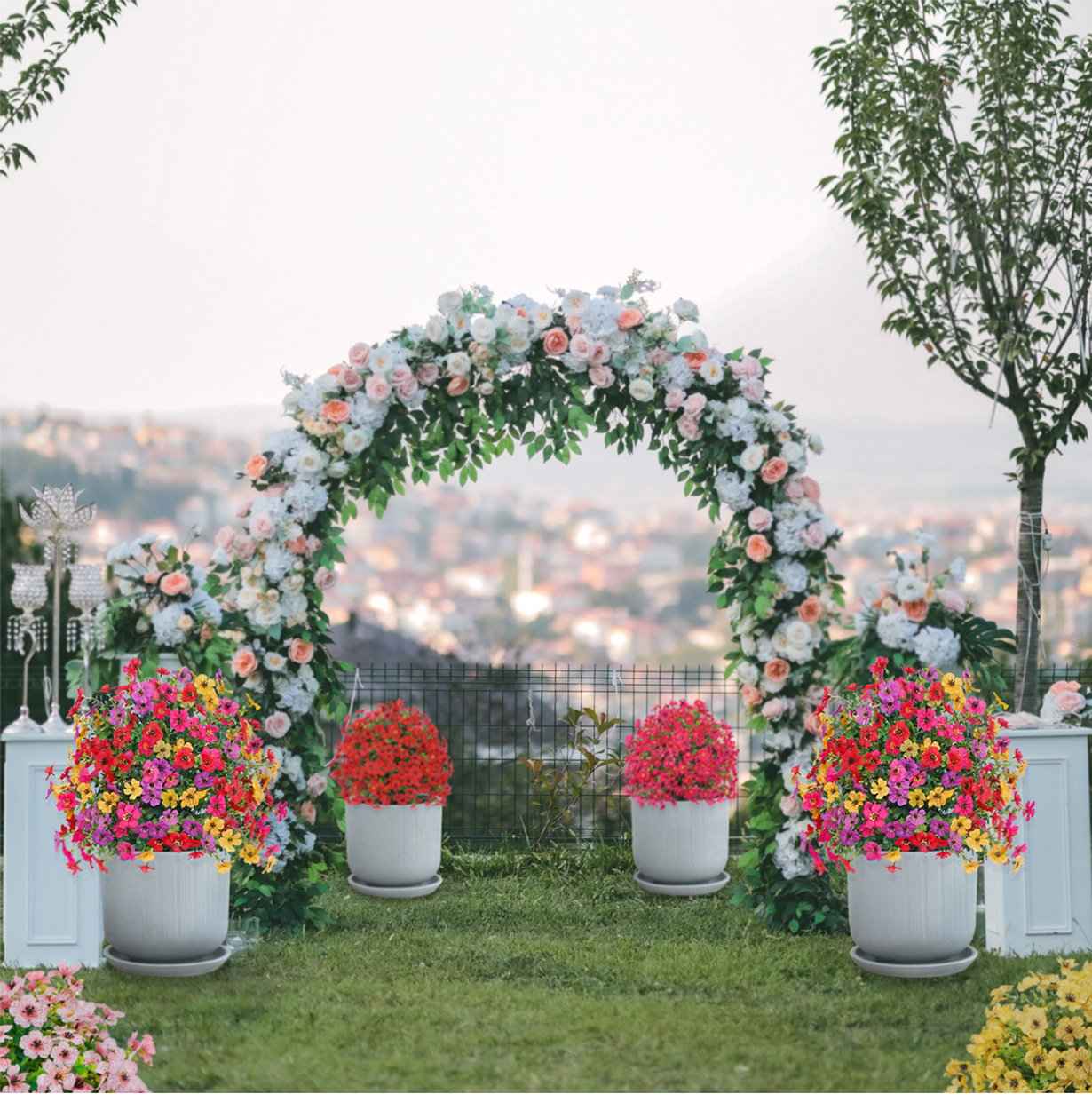 Last Day Promotion! 🔥Outdoor/Indoor UV Resistant & Waterproof Artificial Flower Decor ✅-102