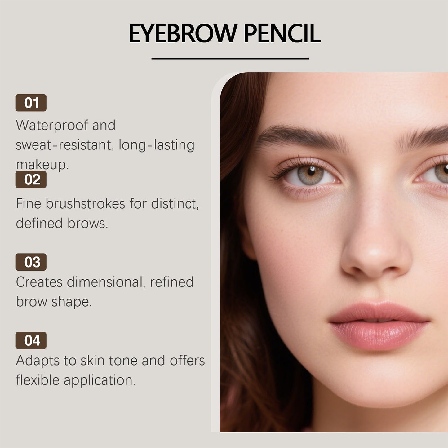 🏆Flash Sale⚡ 50K+ SOLD! 🏆Waterproof 4-Fork Eyebrow Pen – Long-Lasting, Smudge-Proof, Beginner-Friendly, Multi-Use-#YUN7