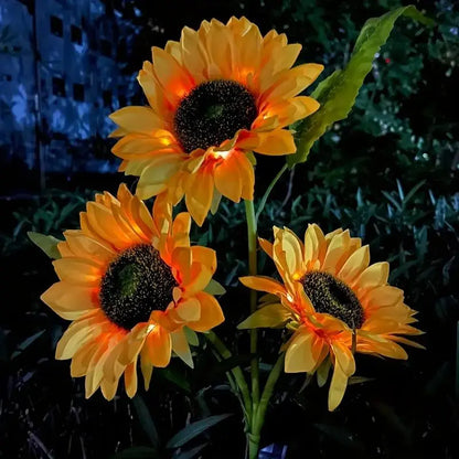⚡Crazy-Sale⚡60k-Sold⚡Solar Powered Sunflower Shaped Garden Light,Outdoor Lawn Lamp, Ground Stake Light-886