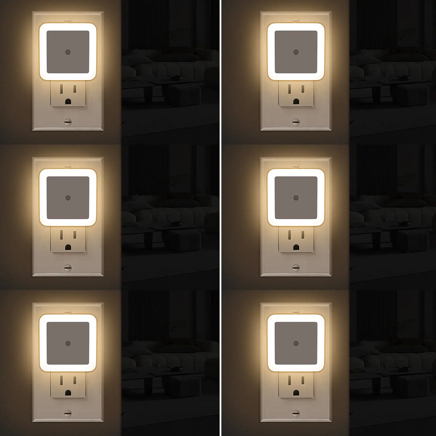 🏆Flash Sale⚡ Newly Upgraded! 🏆Plug-in LED Night Light | Dusk to Dawn Warm White Lamp-HZ