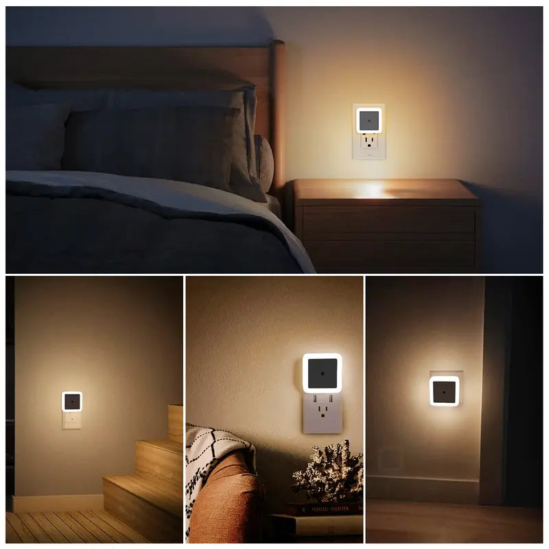 🏆Flash Sale⚡ Newly Upgraded! 🏆Plug-in LED Night Light | Dusk to Dawn Warm White Lamp-HZ