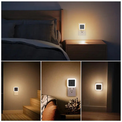 🏆Flash Sale⚡ Newly Upgraded! 🏆Plug-in LED Night Light | Dusk to Dawn Warm White Lamp-HZ