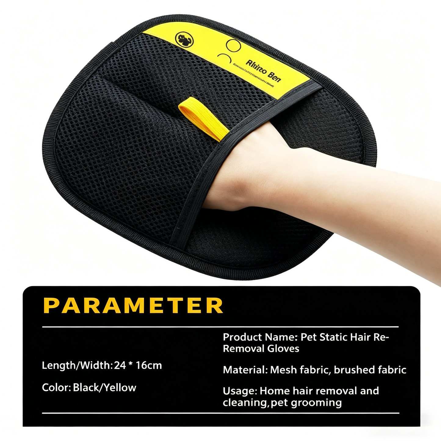✨Last Day 50% OFF - Pet hair remover Electrostatic gloves-886