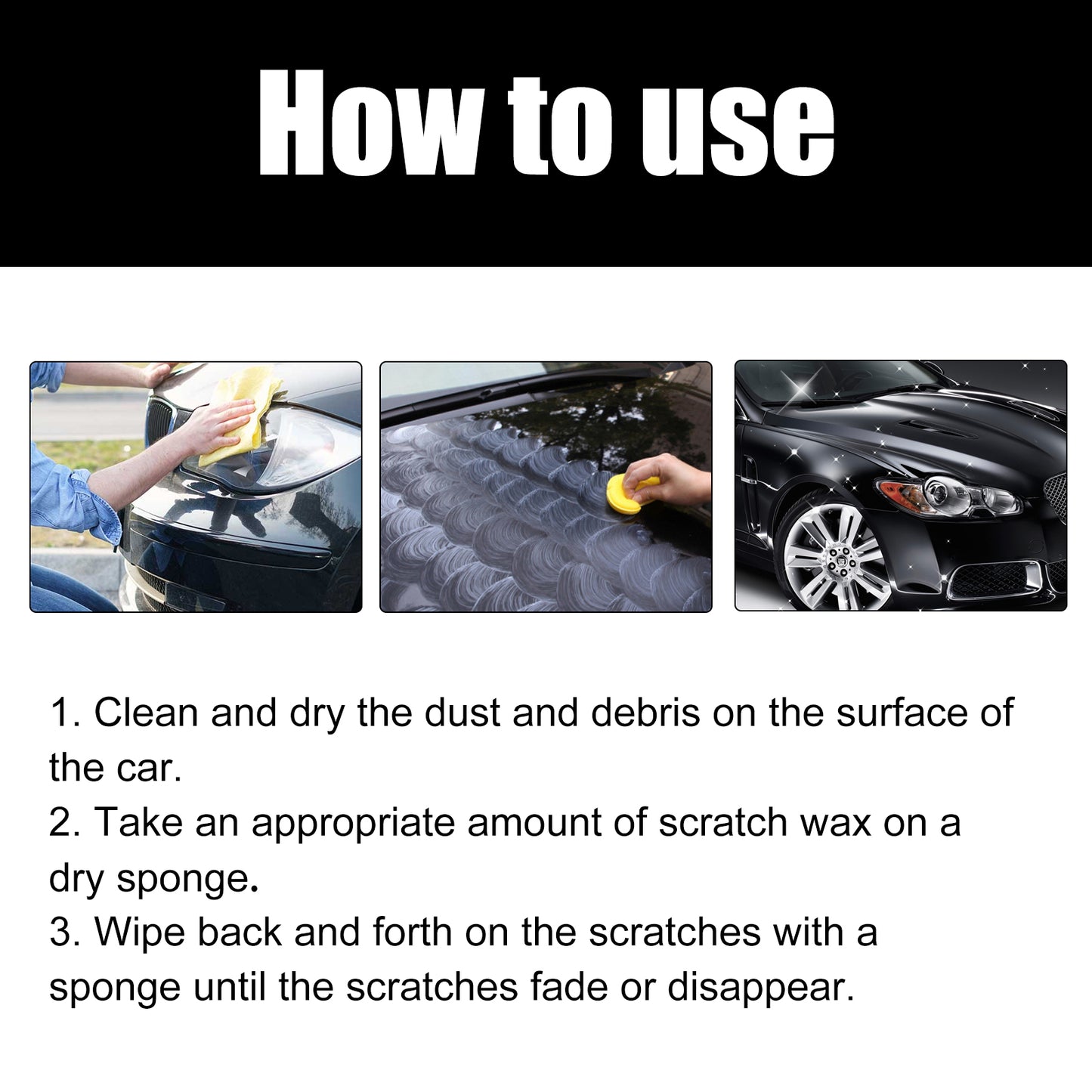 ⚡Flash-Sale⚡100k-sold⚡Premium Car Scratch Removal Wax 2026 Scratch Repair Kit Polishing Paste-HZ