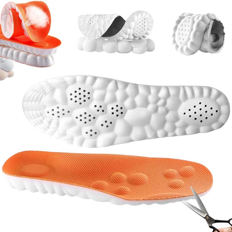🏆Flash Sale⚡ 50K+ SOLD! 🏆4D Shoe Cloud Insoles for Men Women, Soft Memory Foam Orthotic Shoe Inserts Sports Insoles-#YUN7