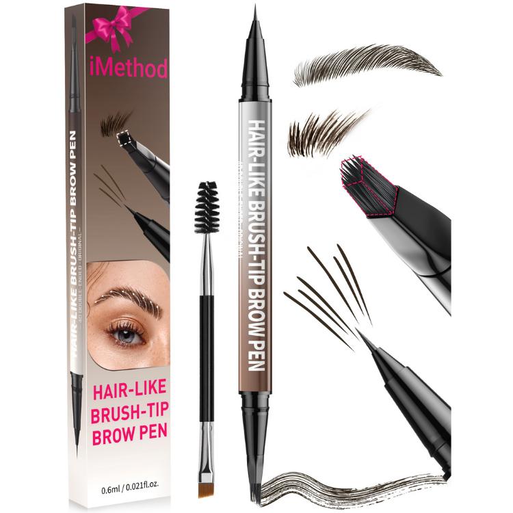 ⚡Flash-Sale⚡100k-sold⚡Dual-Ended Eyeliner🎉2-in-1 Eyebrow Pencil with Waterproof Microblading-A01