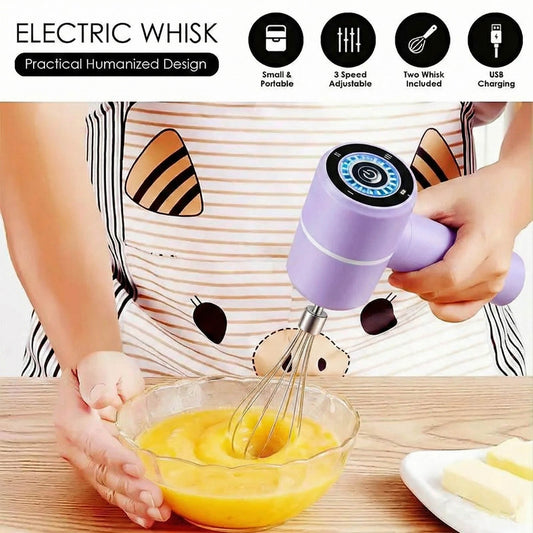 ⚡Flash-Sale⚡100k-sold🎉Electric Hand Whisk With USB Charging-ZDQ8