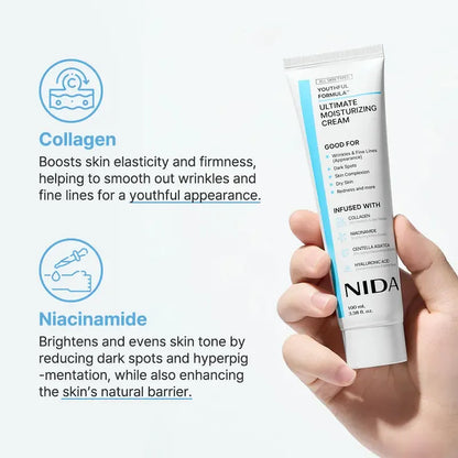 🏆Flash Sale⚡ 50K+ SOLD! 🏆 NIDA Ultimate Moisturizing Cream – Hydrating & Firming, Gentle Daily Face Cream-#YUN7