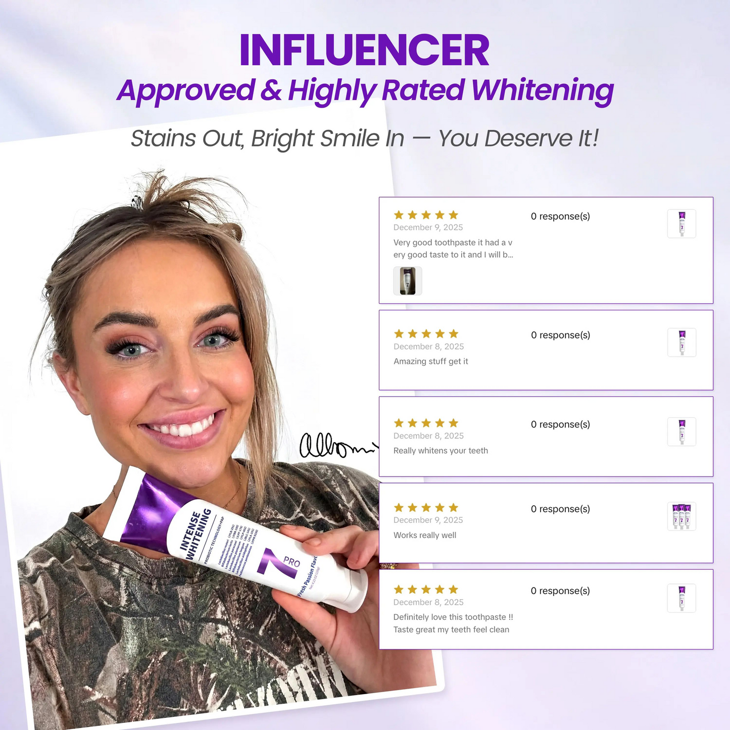 ⏰️Flash-Sale⚡New 7-Pro Intensive Toothpaste | Upgraded Purple Formula with 7 Probiotics | Deep Enamel Repair & Long-Lasting Freshness⚡-YTY5