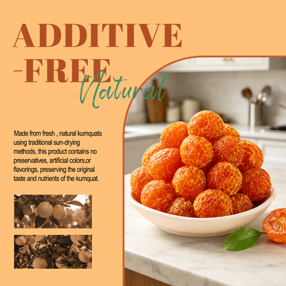 🧡🍊Say goodbye to high-calorie guilt! 🥟Satisfy your cravings with our fiber-rich Licorice Kumquats-K3