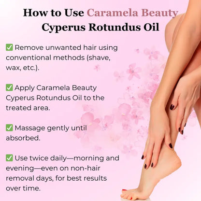 ⚡Flash-Sale⚡100k-sold⚡Beauty Cyperus Rotundus Oil for Natural Hair Reduction-A11