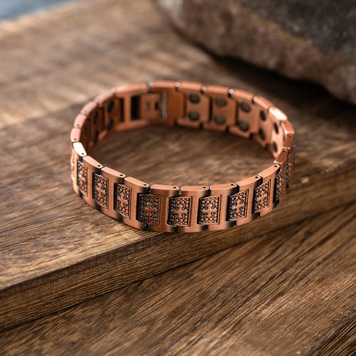 🔥70% OFF Only For Today! 🔥Copper Bracelet for Men 99.99% Pure Copper Adjustable-W18