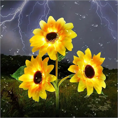 ⚡Crazy-Sale⚡60k-Sold⚡Solar Powered Sunflower Shaped Garden Light,Outdoor Lawn Lamp, Ground Stake Light-886