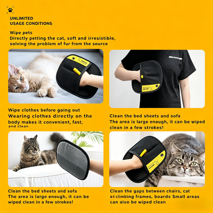 ✨Last Day 50% OFF - Pet hair remover Electrostatic gloves-886