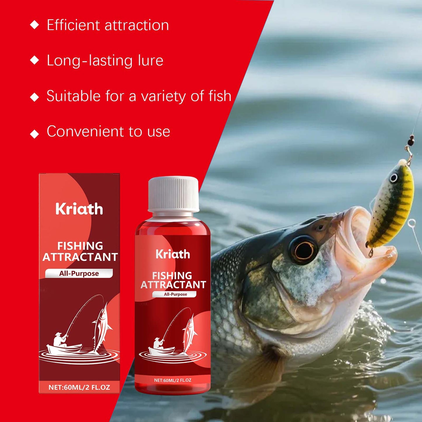 ⚡Flash-Sale⚡100k-sold⚡Fish Attractant Concentrated Red Worm Liquid Bait-HZ
