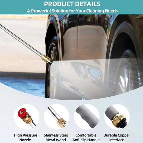 ⏰️Flash-Sale⚡💧Jet Nozzle Power Washer for Garden Hose,🚗Hydro Jet High Pressure Washer Tools-886