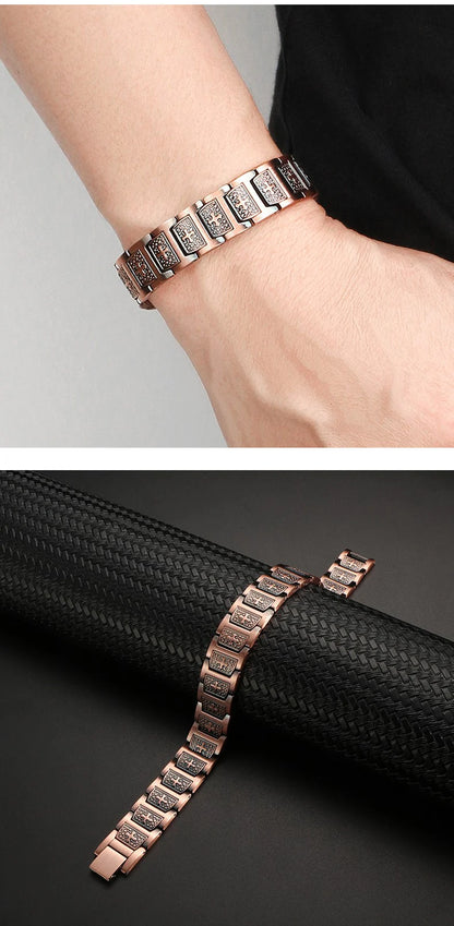 🔥70% OFF Only For Today! 🔥Copper Bracelet for Men 99.99% Pure Copper Adjustable-W18