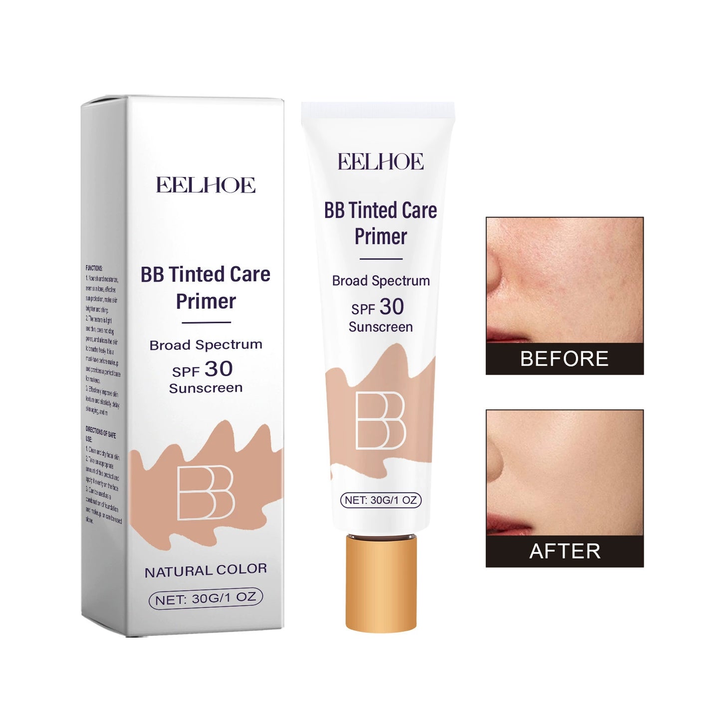 🏆Flash Sale⚡ 50K+ SOLD! 🏆Protective BB Cream – Covers Imperfections, Hydrates & Protects for Natural No-Makeup-#YUN7