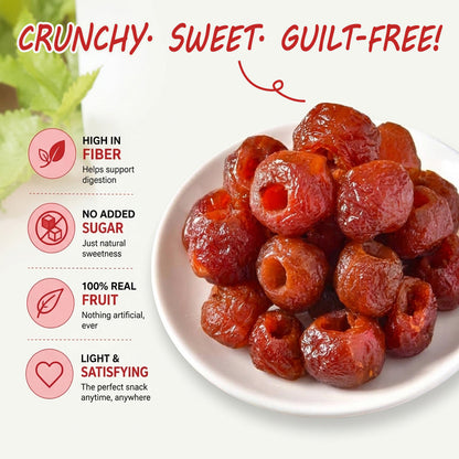 🐡Say goodbye to high-calorie guilt! 🥥🥥 Satisfy your cravings with our hollow dried hawthorn berries-K3