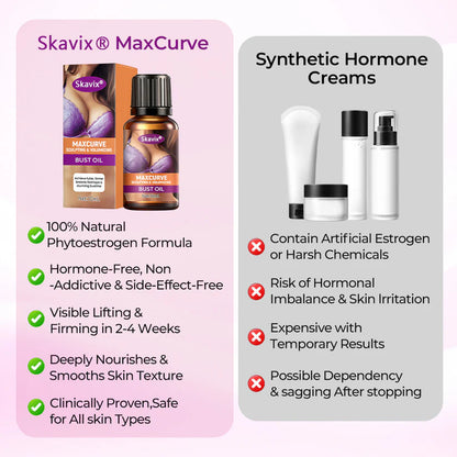 ⚡Crazy-Sale⚡60k-Sold⚡Last 4 hours Sale: Save 50%-Skavix™ MaxCurve Sculpting & Volumizing Bust Oil-A01