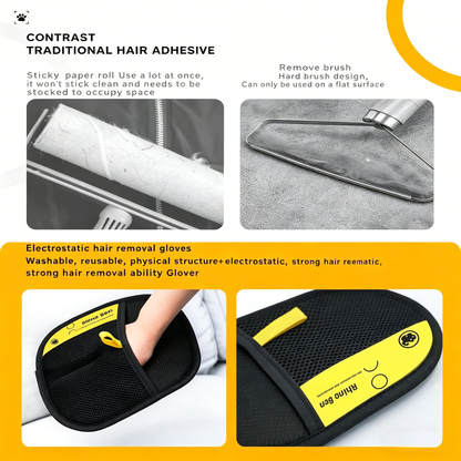 ✨Last Day 50% OFF - Pet hair remover Electrostatic gloves-886
