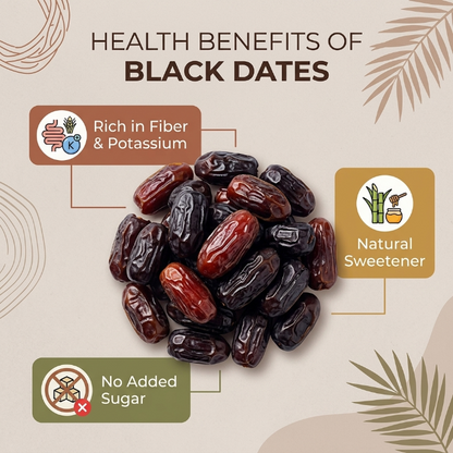🎂Say goodbye to high-calorie guilt! 🥰Natural Purple Black Dates to Help You Achieve the Body You Love-C7