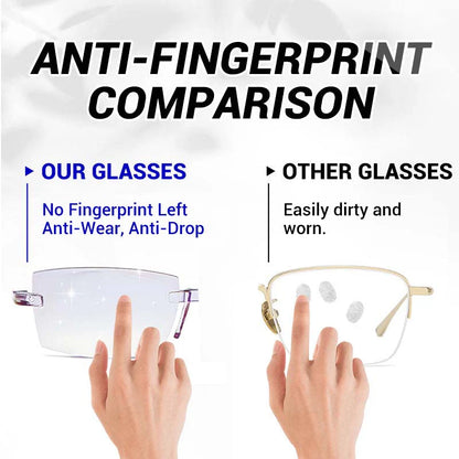 SimpleSigil™High hardness anti-blue light reading glasses, dual-purpose -W18