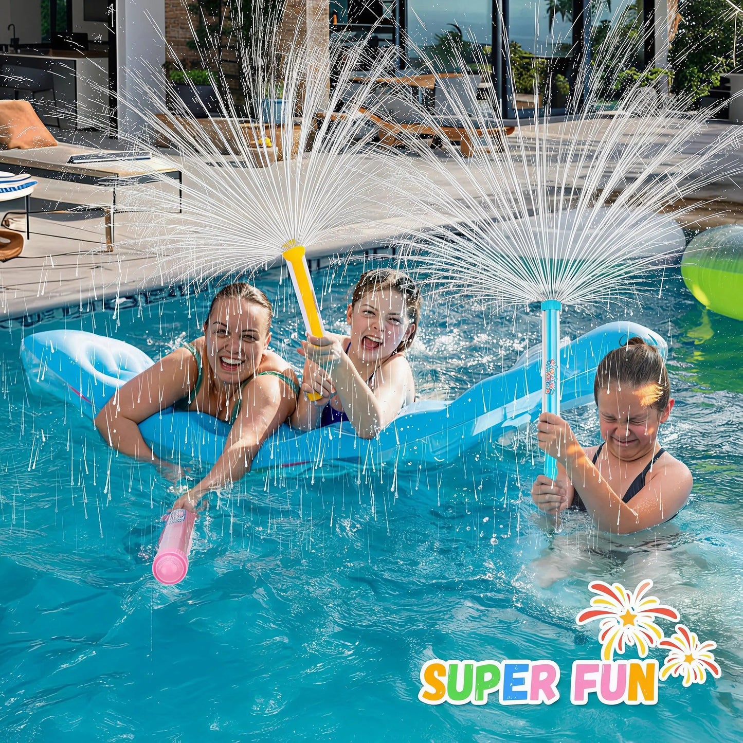 🥳2026 HOT SALE🥳💞Fireworks Water Gun,Perfect for beach, pool or bath. Lightweight & ergonomic-ZDQ8