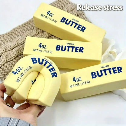 🏆Flash Sale⚡ 45K+ SOLD! 🏆-Super Soft Squishy Butter Stick Stress Toy Slow Rising Sensory Fidget for Teens Non Toxic Party Favors Christmas Birthday Gifts-HZ