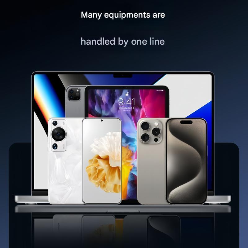 ⚡Official Authorized | MFi-Certified Cables🔥 2-in-1 Invisible Holder Charger Cable - 240W Fast Charging Cord with Built-In Phone Stand-YTY5