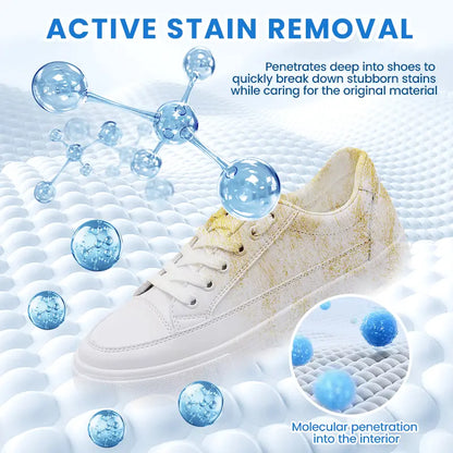 ⚡Flash-Sale⚡100k-sold💧Multipurpose No-Wash White Shoe Cleaner  Gentle Non- Irritating Eco-Friendly-LLB6
