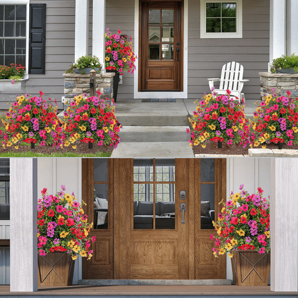 Last Day Promotion! 🔥Outdoor/Indoor UV Resistant & Waterproof Artificial Flower Decor ✅-102