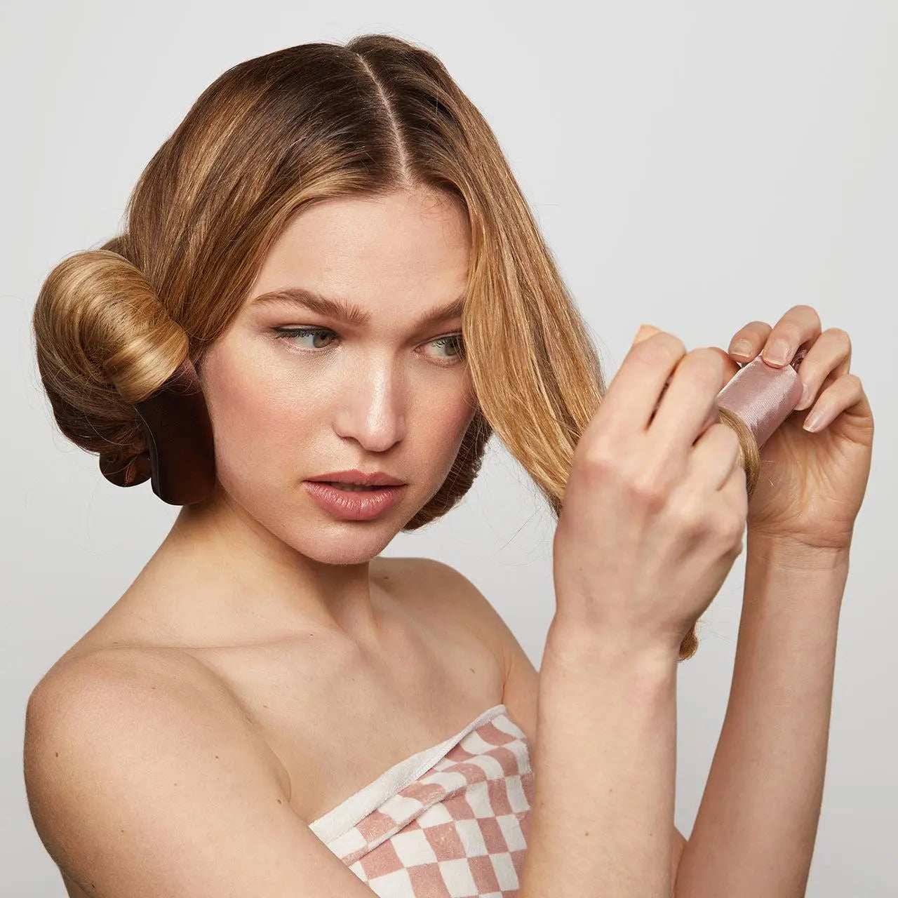 🏆Flash Sale⚡ 50K+ SOLD! 🏆Satin Heatless Curling Rod - Jumbo Flexi Rod, Heatless Hair Curler for Overnight, Soft Hair Curlers, Heatless Curlers for Women-#YUN7