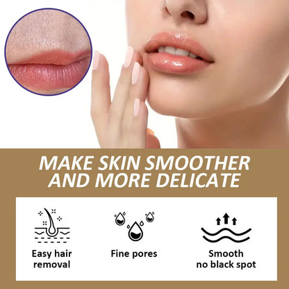 🏆Flash Sale⚡ 50K+ SOLD! 🏆Coconut Oil Facial Hair Removal Cream - Gentle Lip Hair Removal-#YUN7