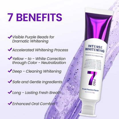 ⏰️Flash-Sale⚡New 7-Pro Intensive Toothpaste | Upgraded Purple Formula with 7 Probiotics | Deep Enamel Repair & Long-Lasting Freshness⚡-YTY5