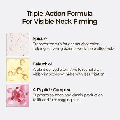 ⚡Crazy-Sale⚡60k-Sold⚡Perfect Neck Wrinkle Care Set Neck Firming Skin Care Set Neck cream Korean Cosmetics-A01