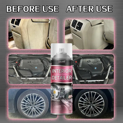 Interior Detailer Restorer Polishes for Leather, Plastic ,Rubber, User Friendly Trim Restorer Safe Auto Detailing Supplies ﻿-A11