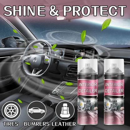Interior Detailer Restorer Polishes for Leather, Plastic ,Rubber, User Friendly Trim Restorer Safe Auto Detailing Supplies ﻿-A11
