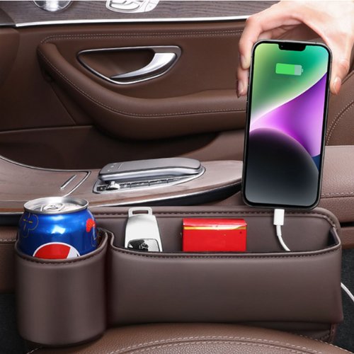 🔥HOT SALE 50% OFF 💖Car leather cup holder gap bag-W18
