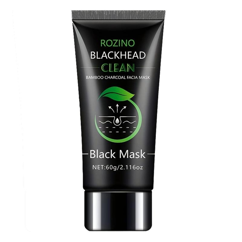 🏆Flash-Sale⏰180K+ SOLD! 💥Rozino Bamboo Charcoal Blackhead Peel-Off Mask with Glycerin & Witch Hazel Extract for Deep Cleansing Pore Shrinking Gentle Moisturizing-#YEP8
