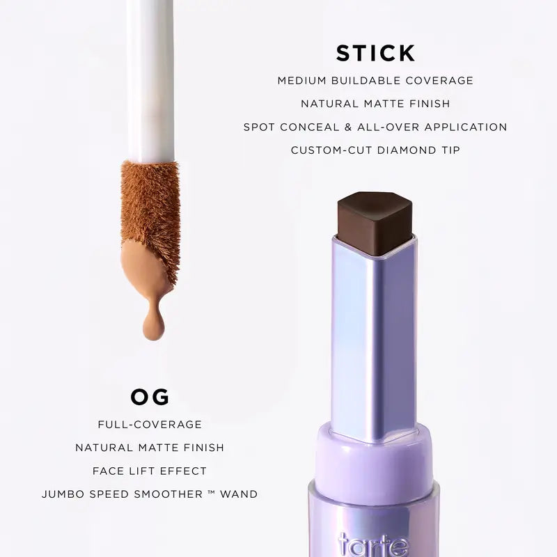 ⚡Flash-Sale⚡100k-sold⚡Tarte Big Stick Energy duo – shape tape concealer stick & brush-A01