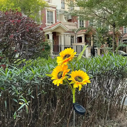 ⚡Crazy-Sale⚡60k-Sold⚡Solar Powered Sunflower Shaped Garden Light,Outdoor Lawn Lamp, Ground Stake Light-886