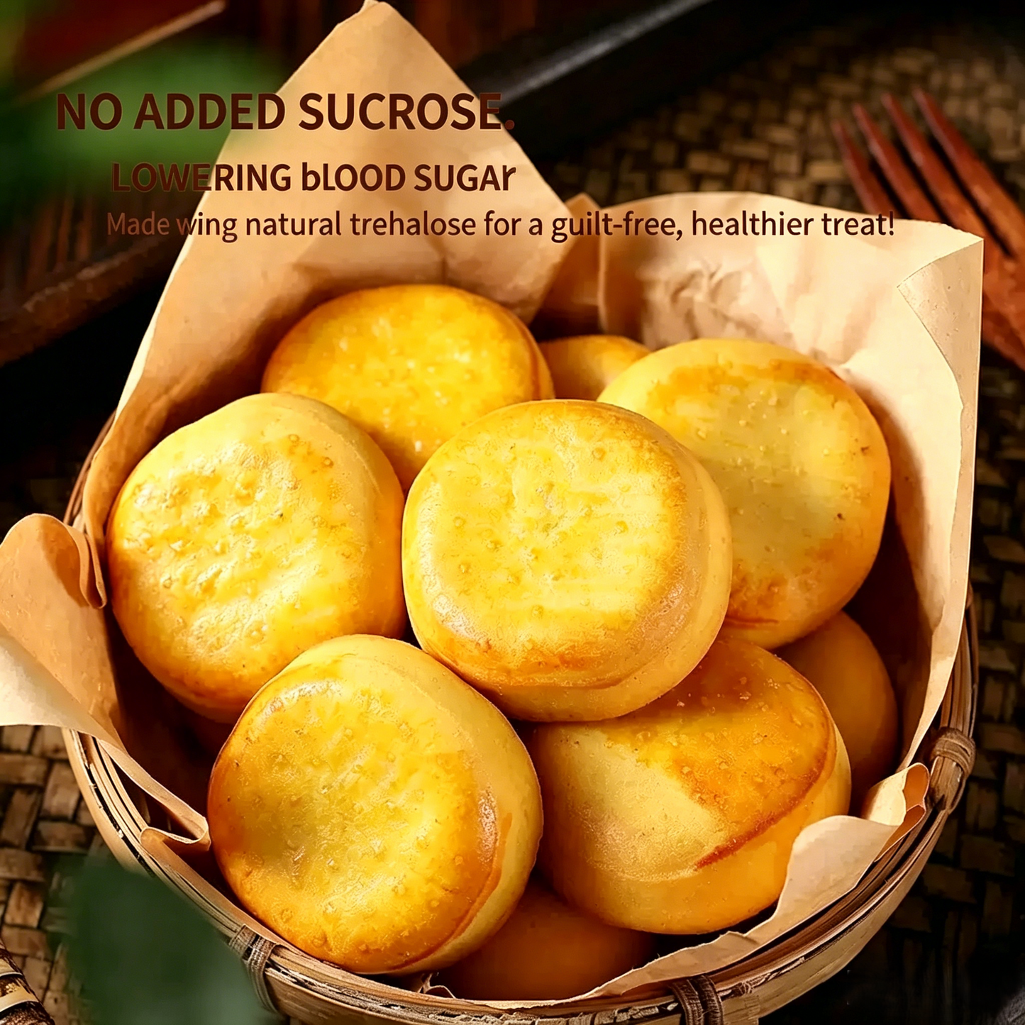 🦮Flash Sale⚡ 60K+ SOLD! 🏆- Chen Pi, Yam, and Pear Cake-Zero Sugar Friendly for Sugar Control Crowd-B01