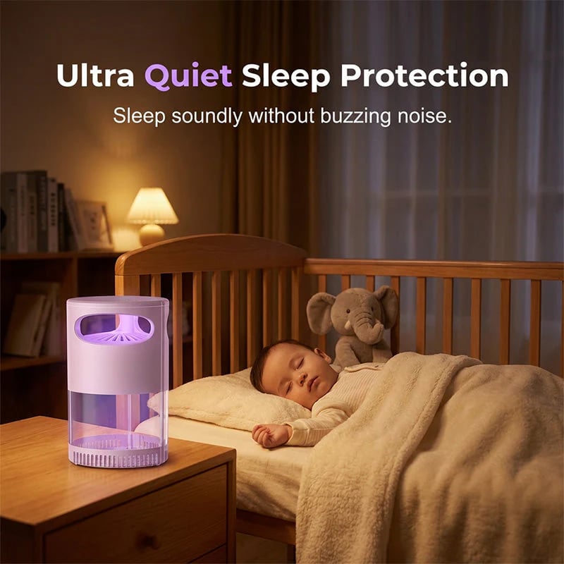 🔥HOT SALE 49% OFF🦟UV Mosquito Killer Lamp – 🔇quiet, USB, chemical-free-A01