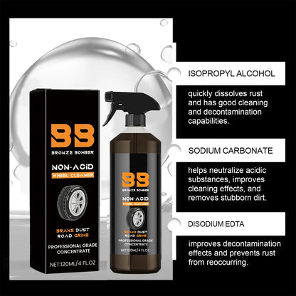 ⚡Crazy-Sale⚡Limited-Time Offer⚡Automotive Rust Remover Spray - Fast-Acting Iron & Rust Cleaner for Wheels, Rims, Metal Surfaces - 886